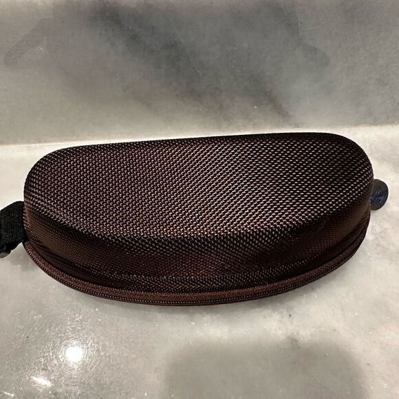 Maui Jim Textured Nylon Hard Shell Logo Sun Glasses Case Storage Brown OS - Picture 4 of 5